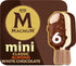 Magnum Mini Classic, Amande &amp; Chocolat Blanc Jäätelö Monipakkaus 330ml/254g 6kpl