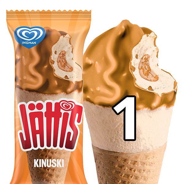 Ingman Jättis Jäätelö Caramel 195ml/96g
