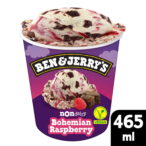 Ben & Jerry's  Non-Dairy Bohemian Raspberry Jäätelö  465ML/401G