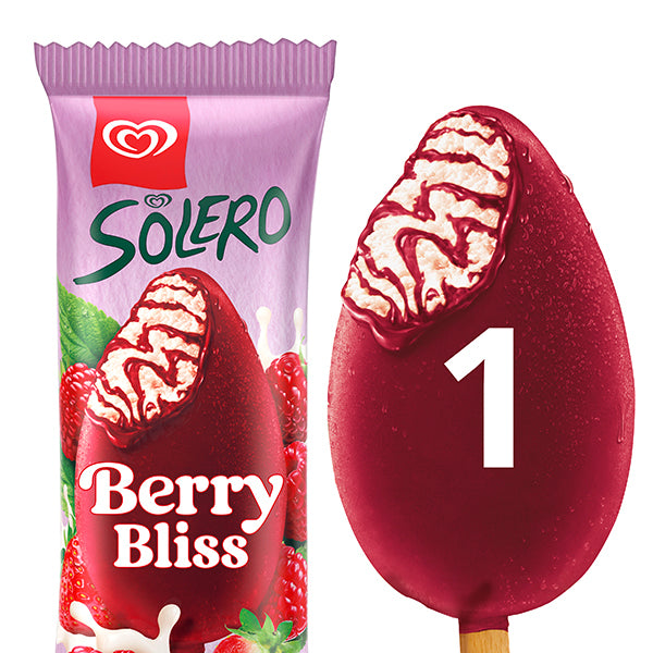Solero  Berry Bliss Jäätelöpuikko  90ml/68g