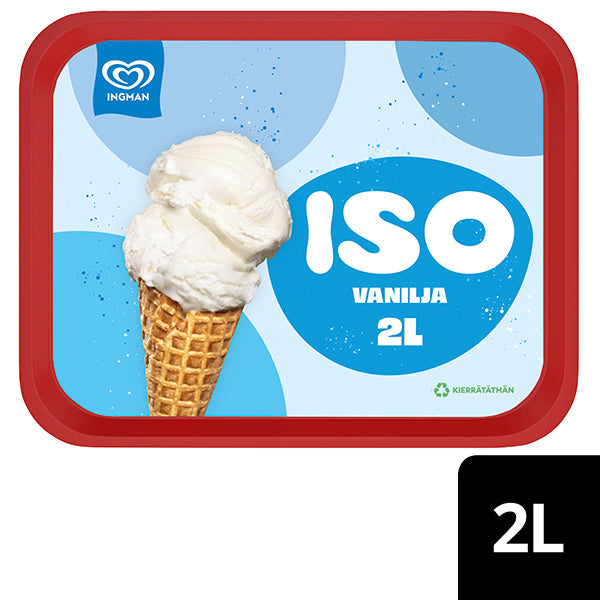 Ingman ISO  Vanilja Jäätelö  2L / 985g