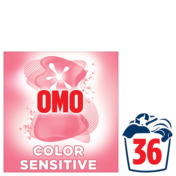 Omo pyykinpesujauhe 1,26kg Col Sensible