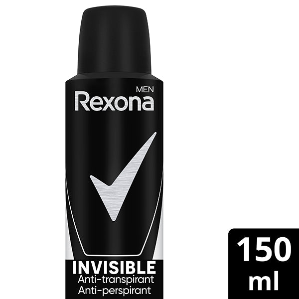 Rexona deo spray 150ml Men Inv BlackWhit