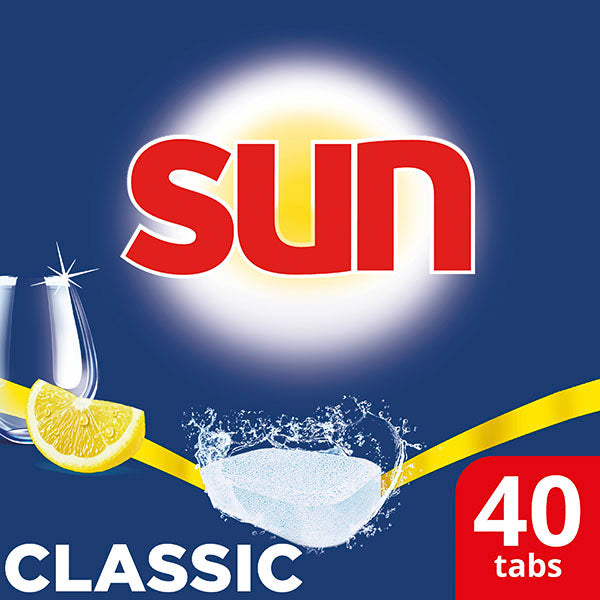 Sun classic 40kpl konetiskitabletti lemo