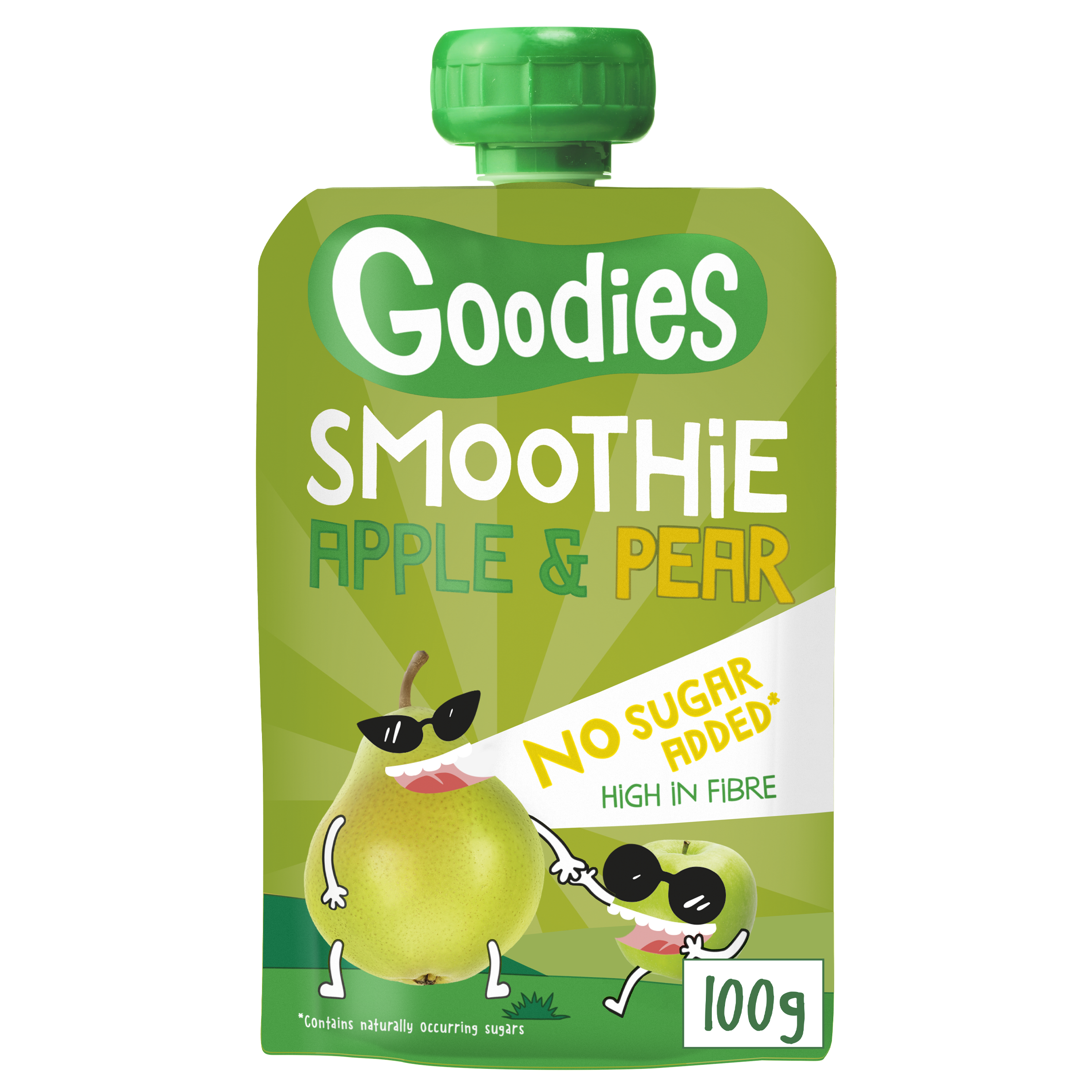 Goodies Apple & Pear päärynä- ja omenasmoothie 100g