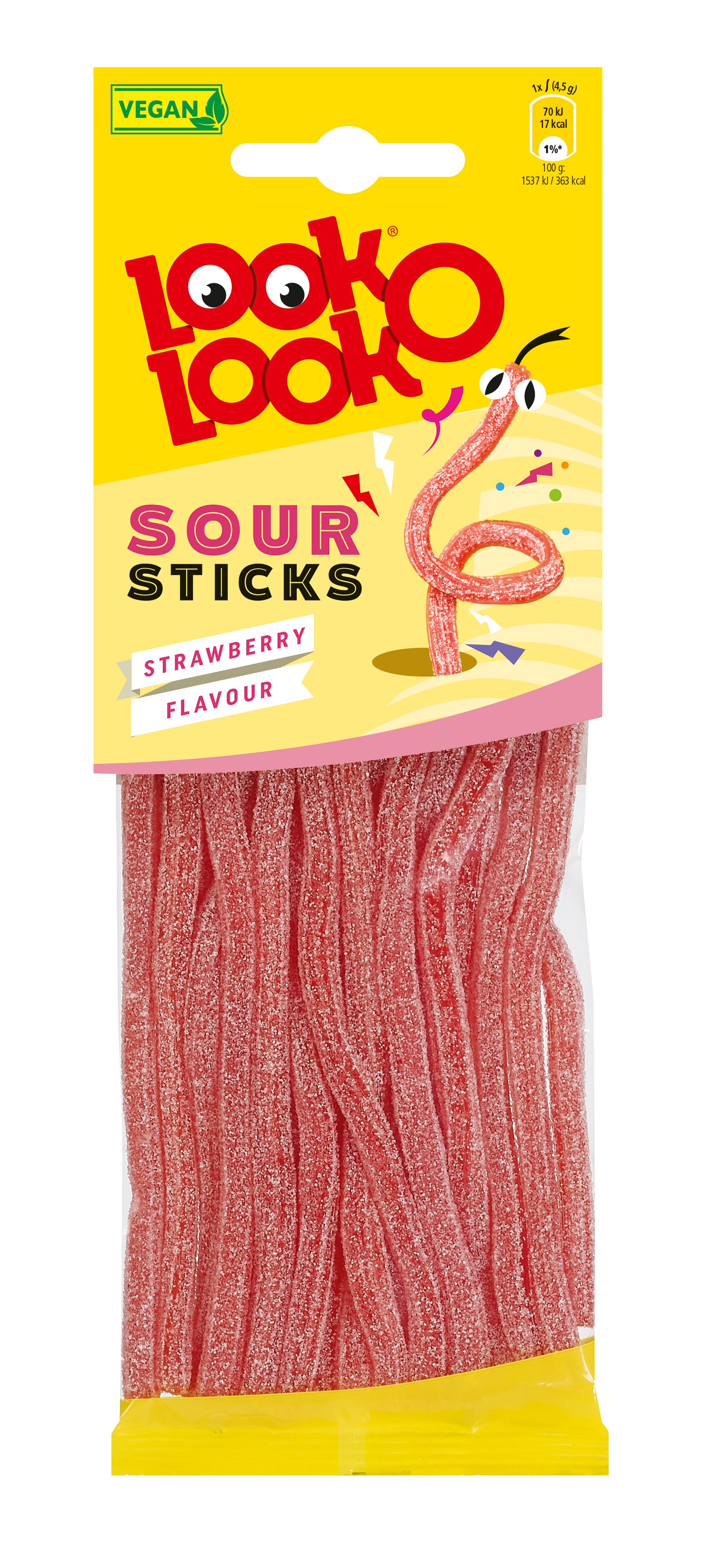 Look-O-Look Sour sticks viinikumimakeinen 90g