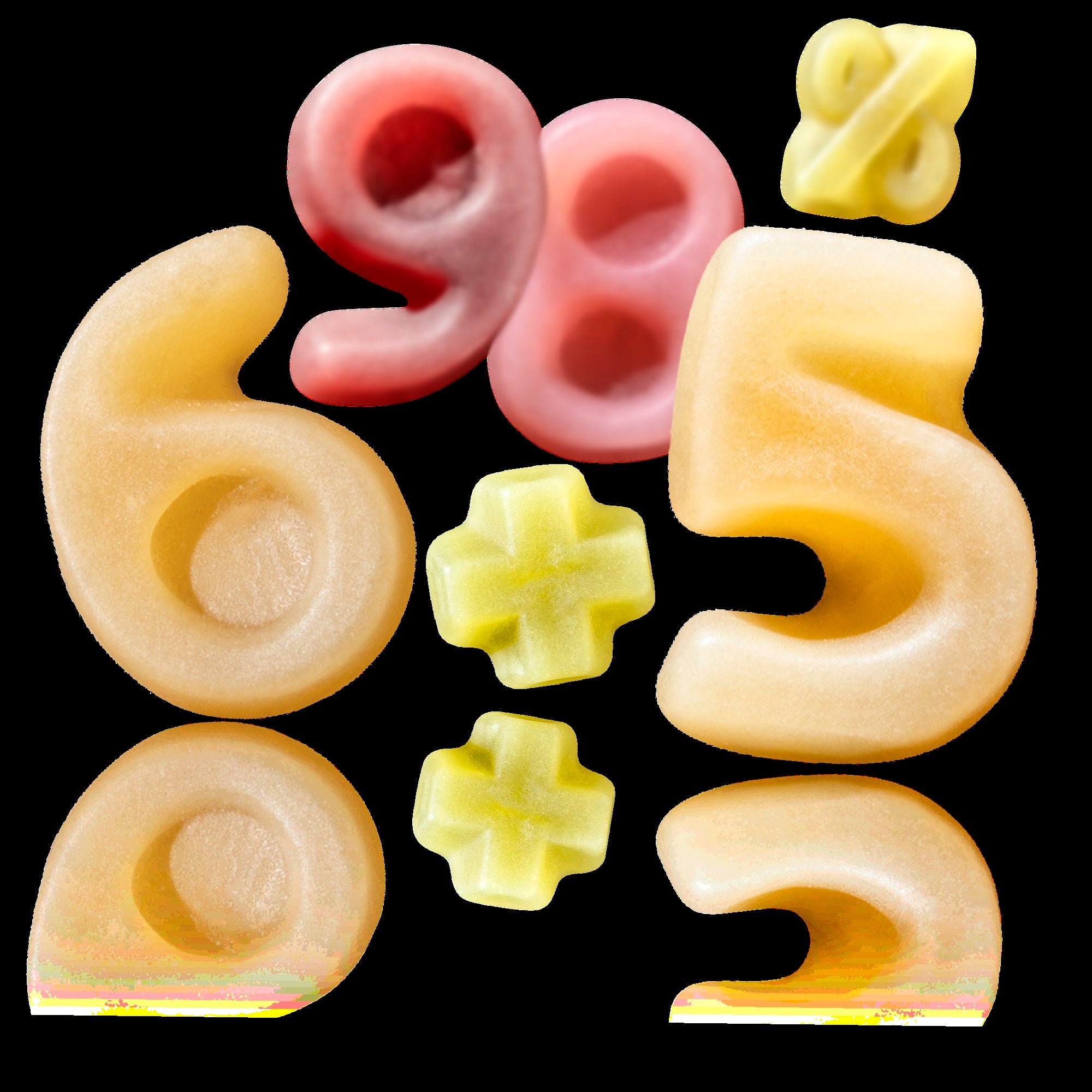 Malaco Fruity numbers irtomakeinen 3 kg