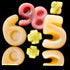 Malaco Fruity numbers irtomakeinen 3 kg
