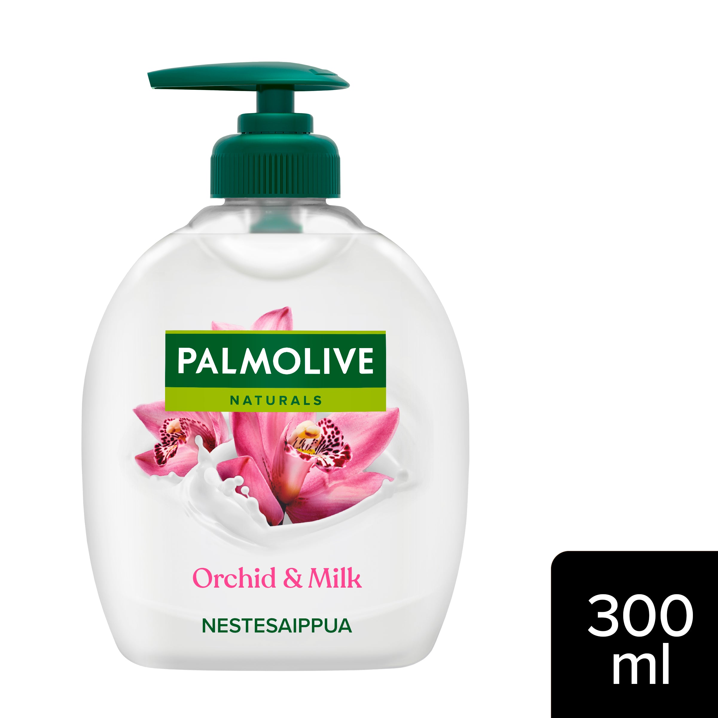 Palmolive Naturals Milk & Orchid nestesaippua 300ml