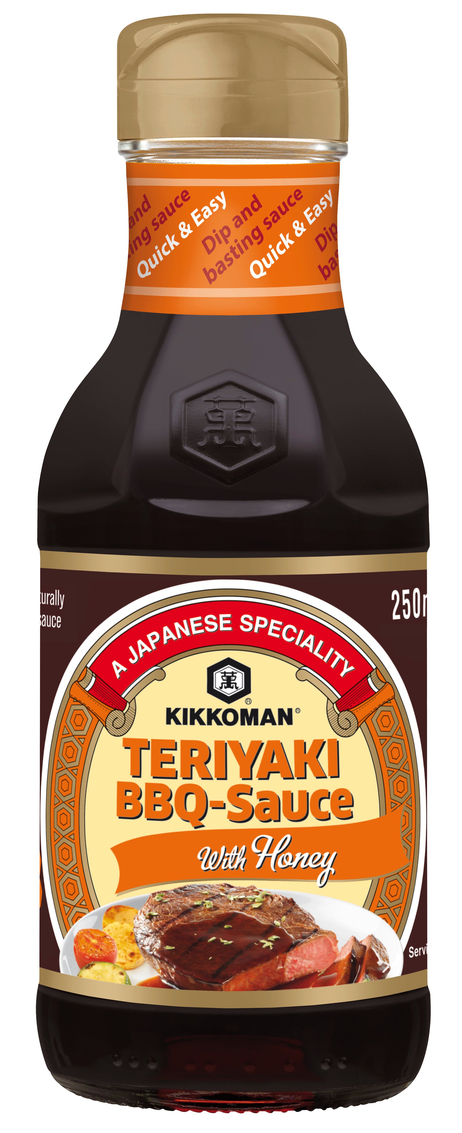 Kikkoman 250ml Teriyaki BBQ-kastike hunajalla