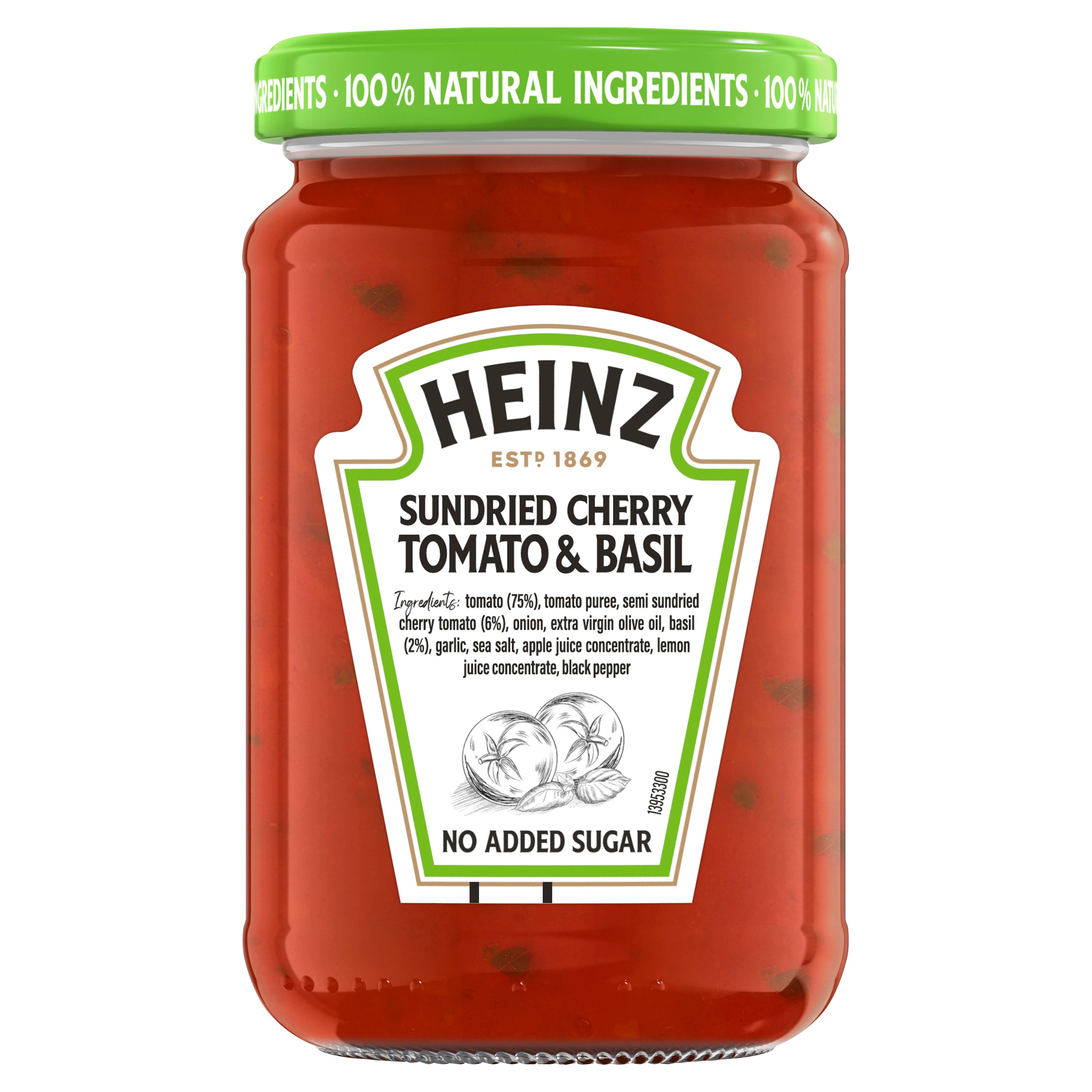 Heinz pastakastike kirsikkatomaatti &amp; basilic 350g