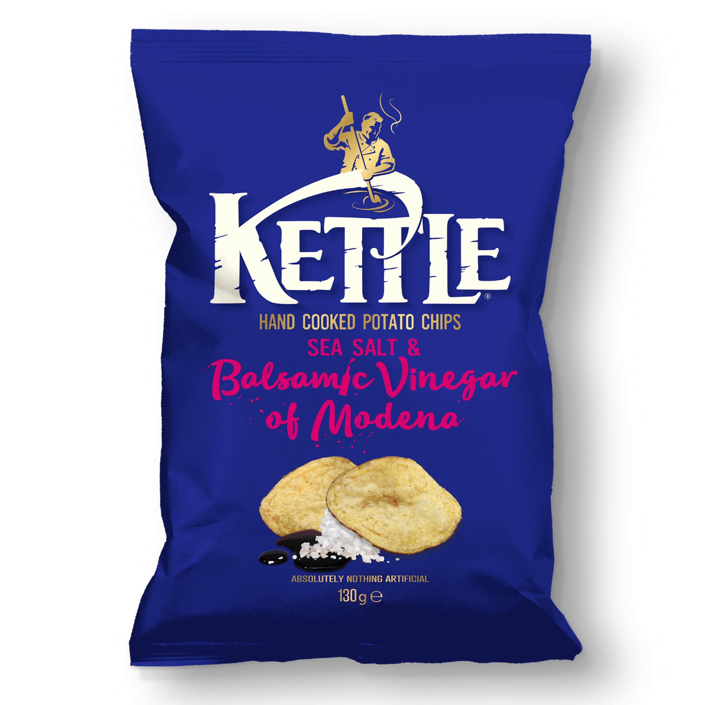130g Kettle Chips Sea Salt & Balsamic Vinegar Perunalastut