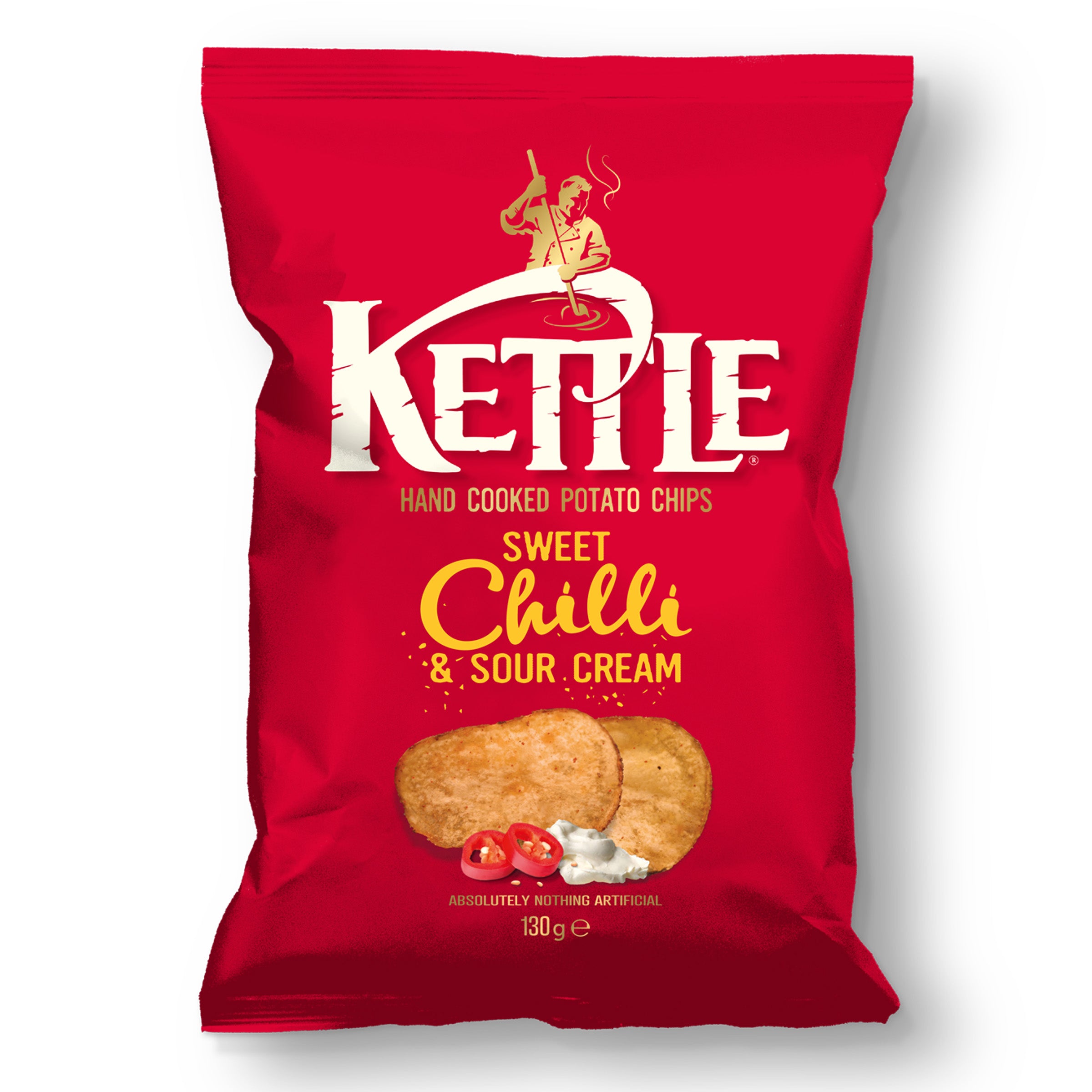 130g Kettle Chips Sweet Chili & Sour Cream Perunalastut