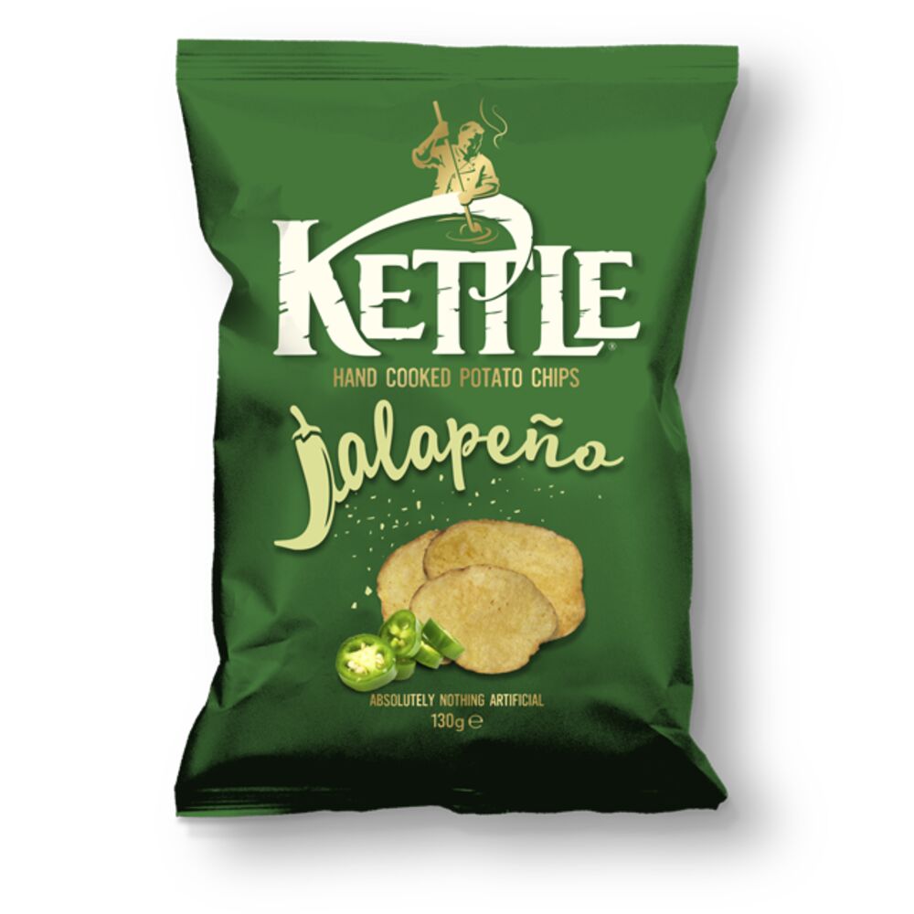 Kettle Chips Jalapeño Perunalastut 130g