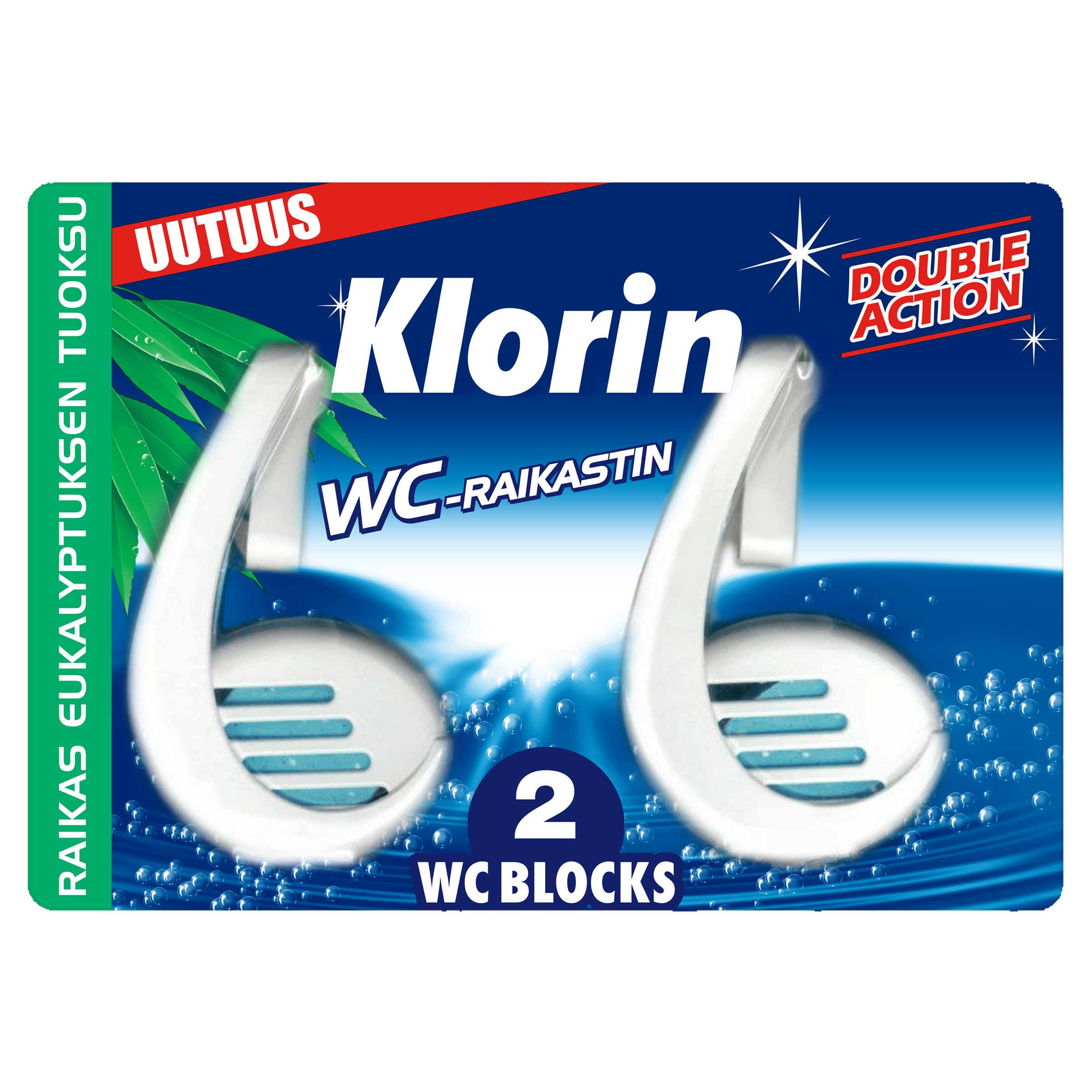 Klorin WC-raikastin 2x40g