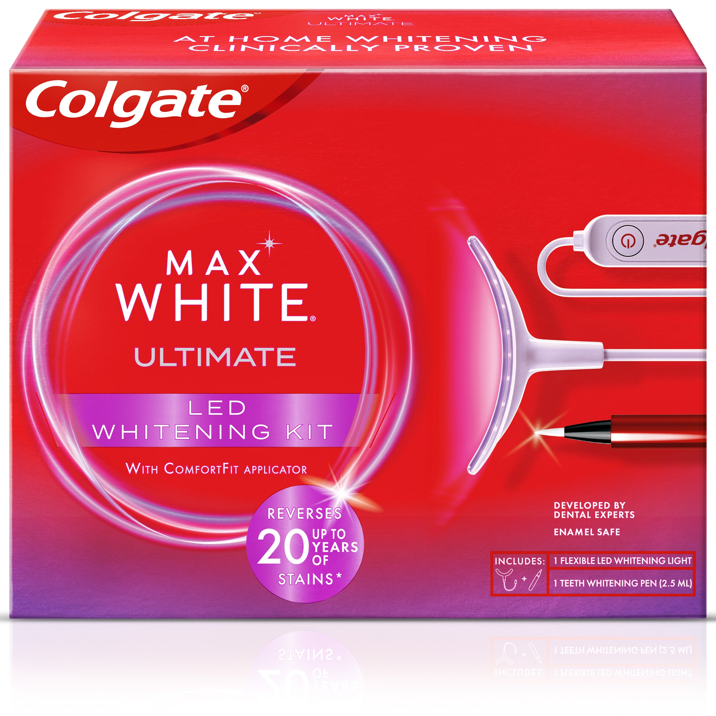 Colgate Max White Ultimate ComfortFit LED valkaisulaite