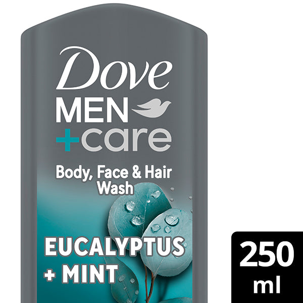 Dove MenCare suihkus. 250ml Eucalyptus +