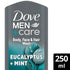 Dove MenCare suihkus. 250ml Eucalyptus +