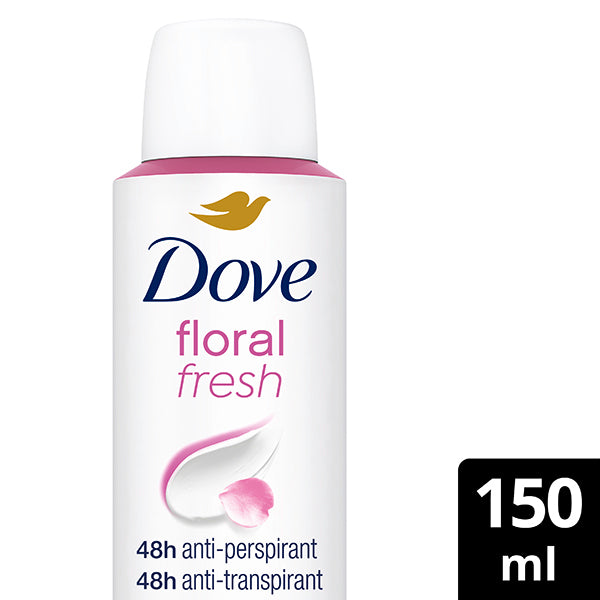 Dove antiperspirant spray 150ml floral