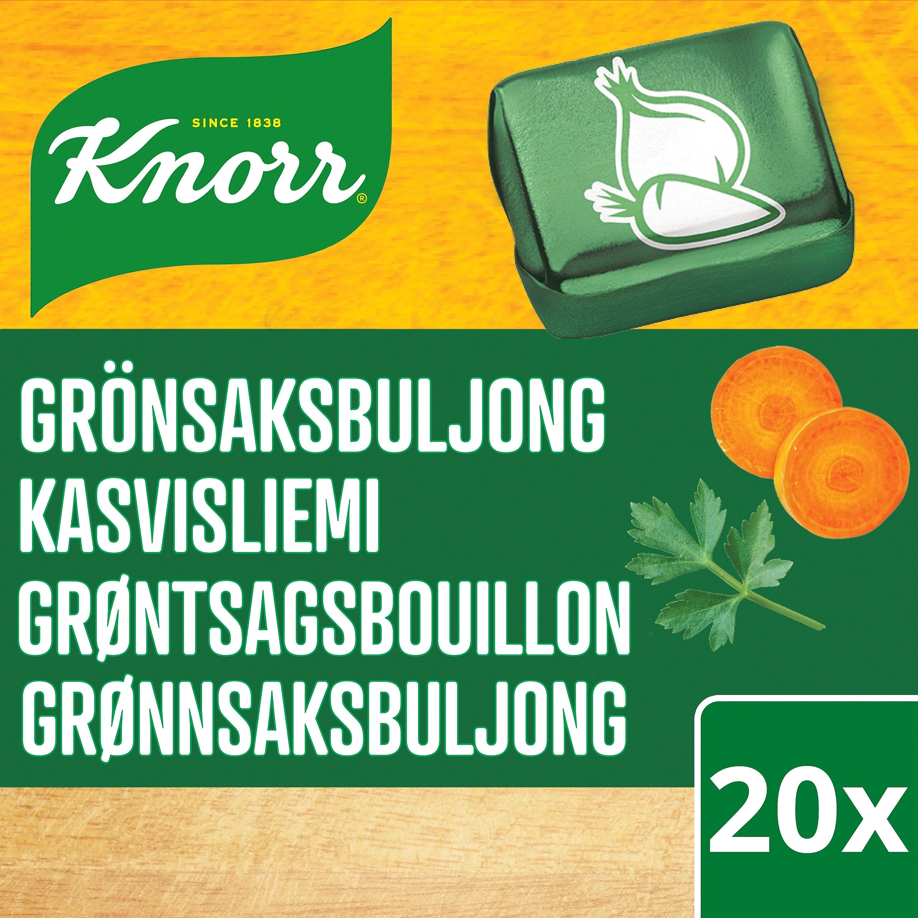Knorr Kasvis Liemikuutio 20x10g