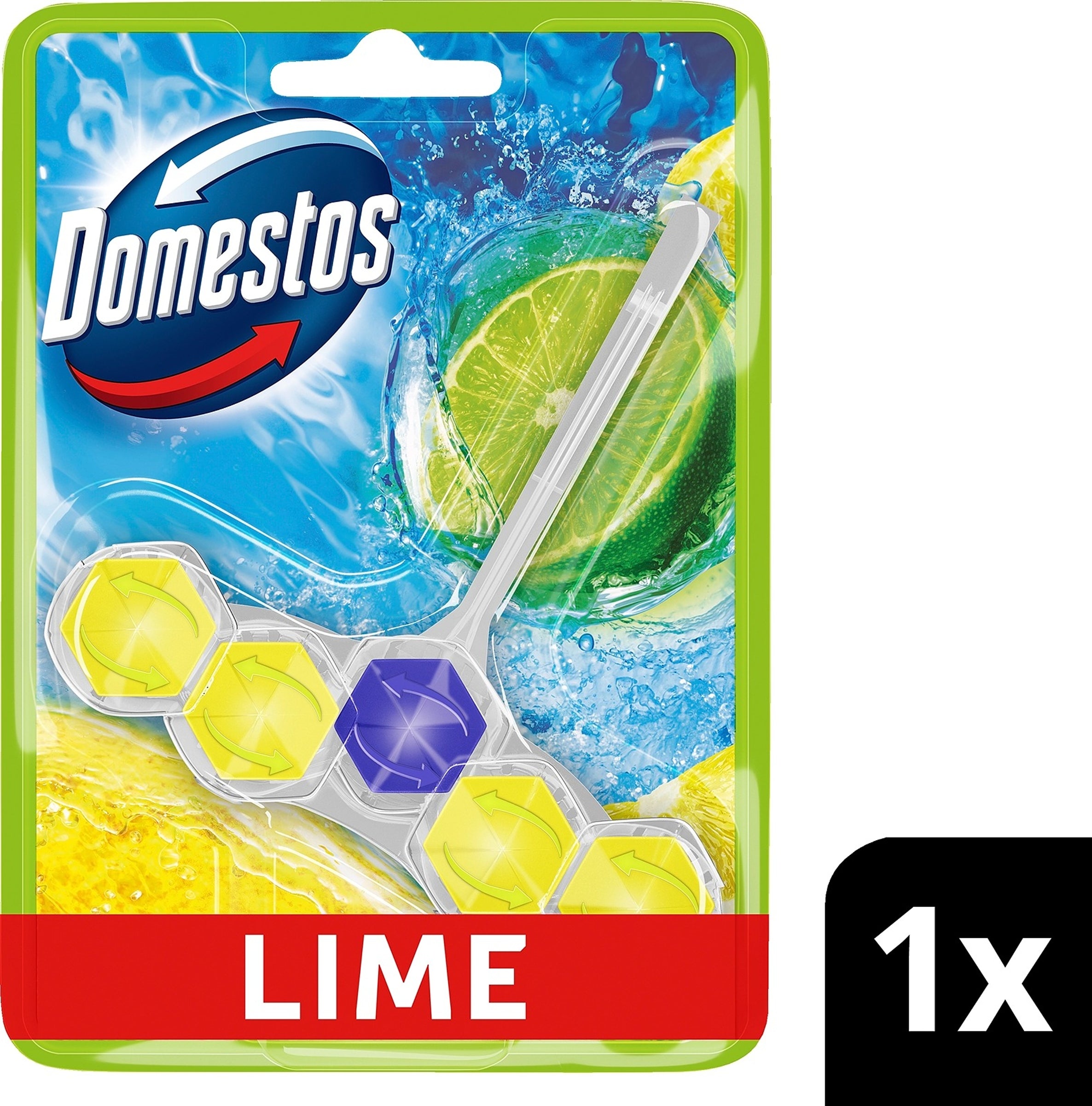 Domestos Power5 WC-raikastin 50g Lime