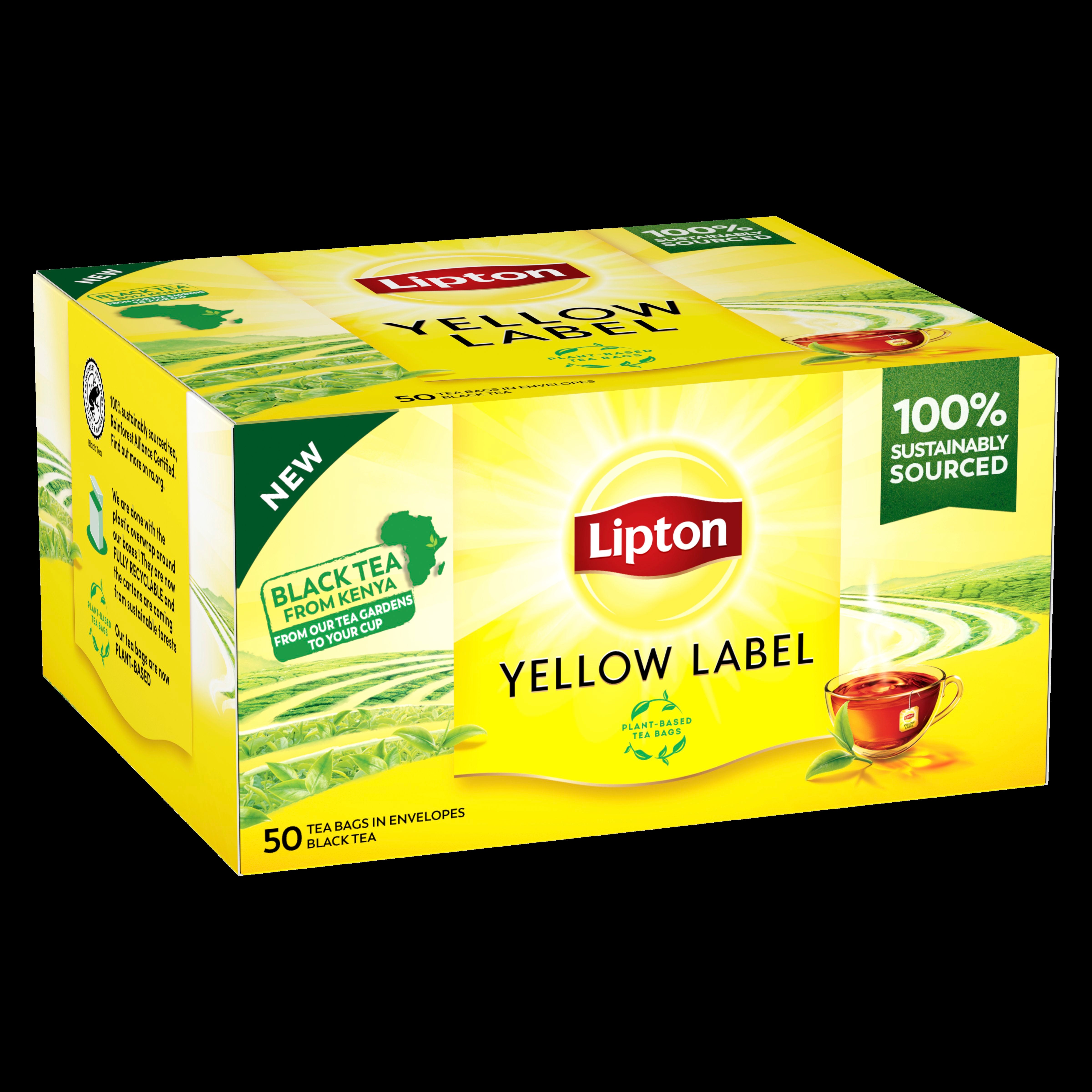 Lipton  Musta tee  Yellow Label  100g 50p