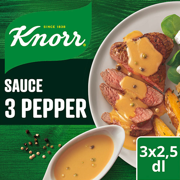 Knorr 3 Pippurin kastike Kastikeaines 3x32 g