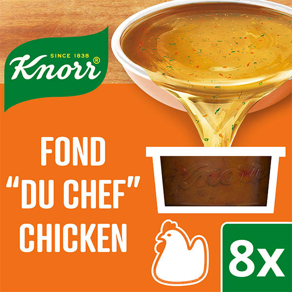 Knorr Kana-annosfondi Fond "du Chef" Käyttövalmis 8x28g