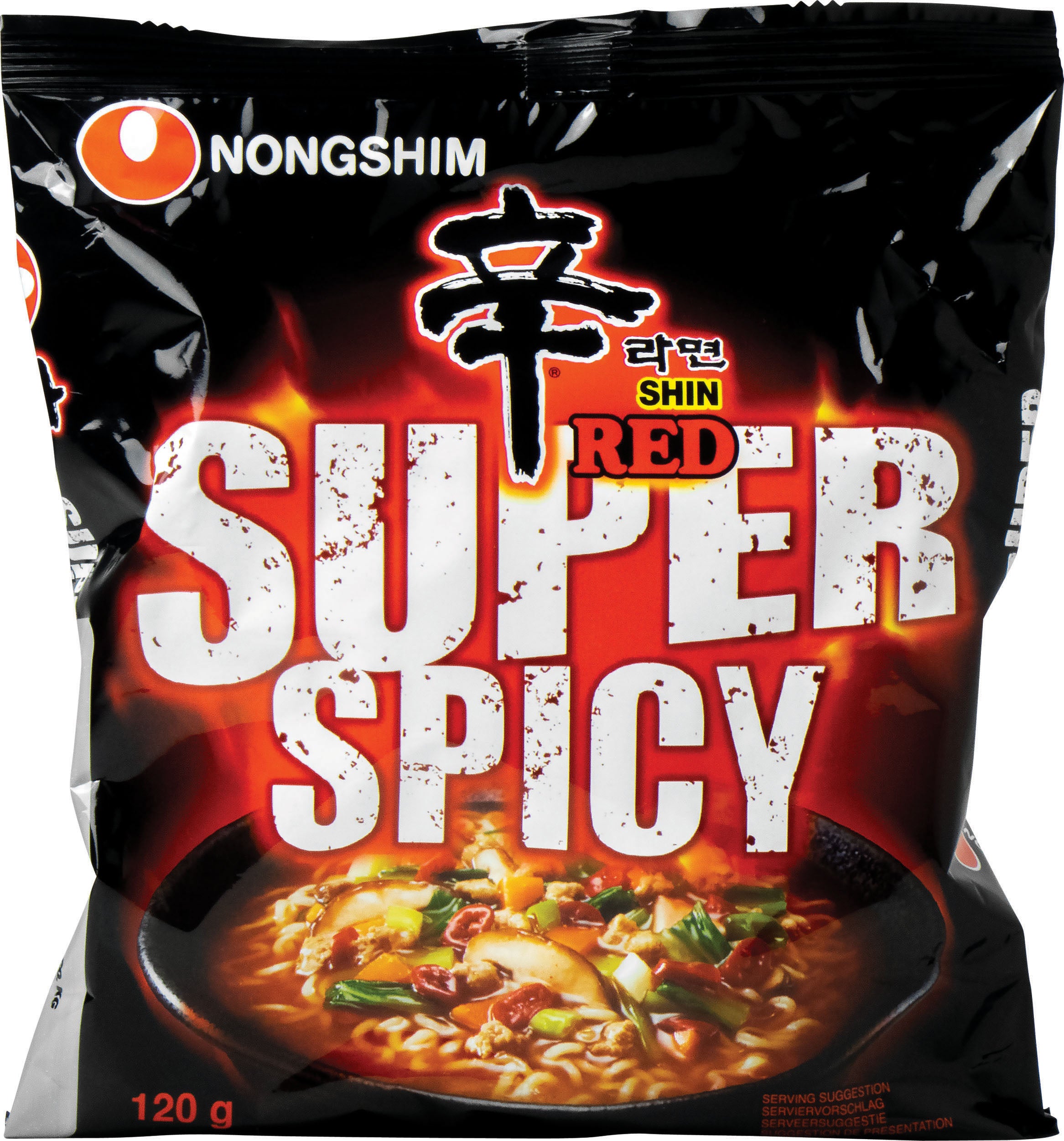 Nong Shim pikanuudeli Shin Red Super Épicé 120 g