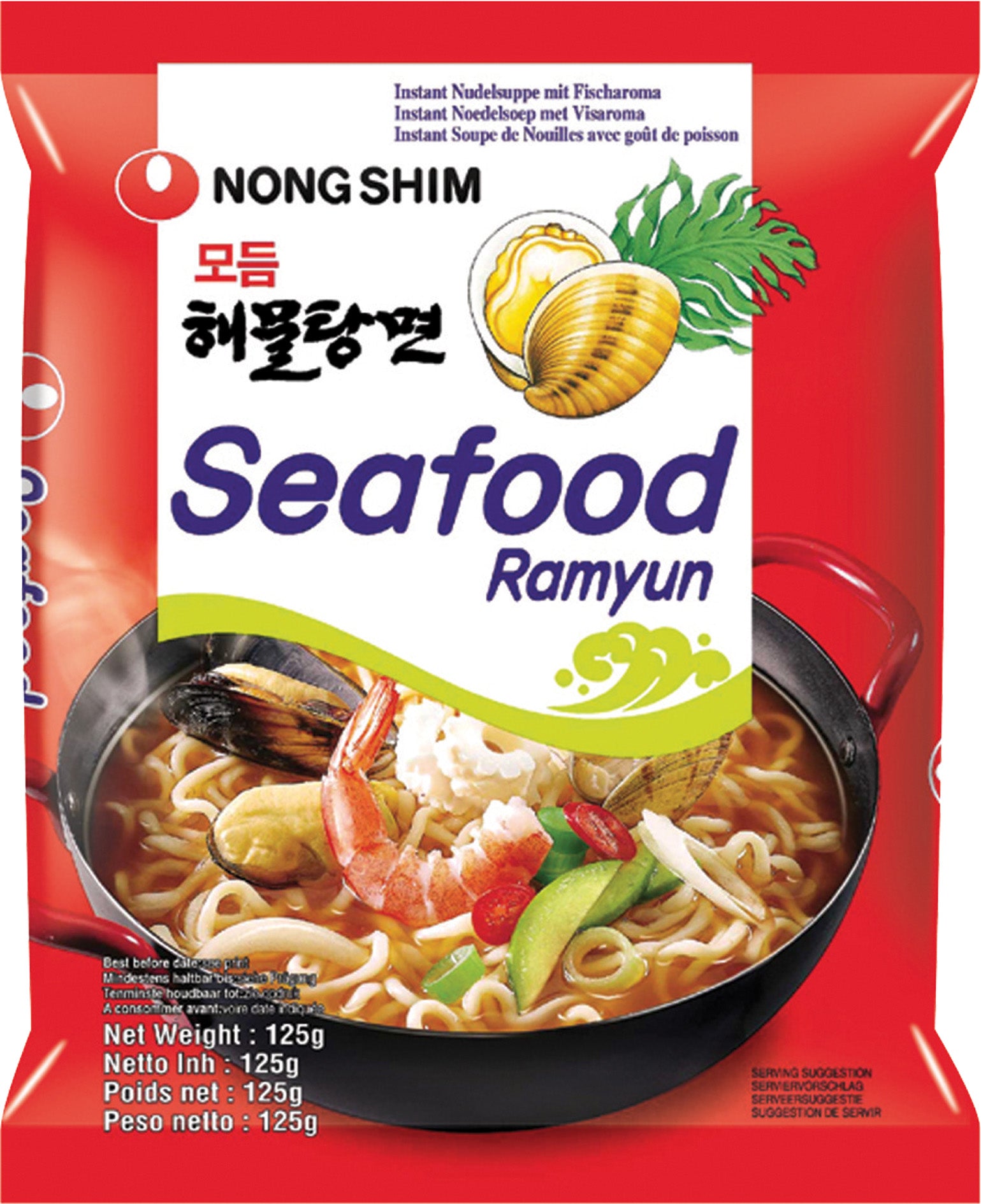 Nong Shim pikanuudeli merenelävät 125g