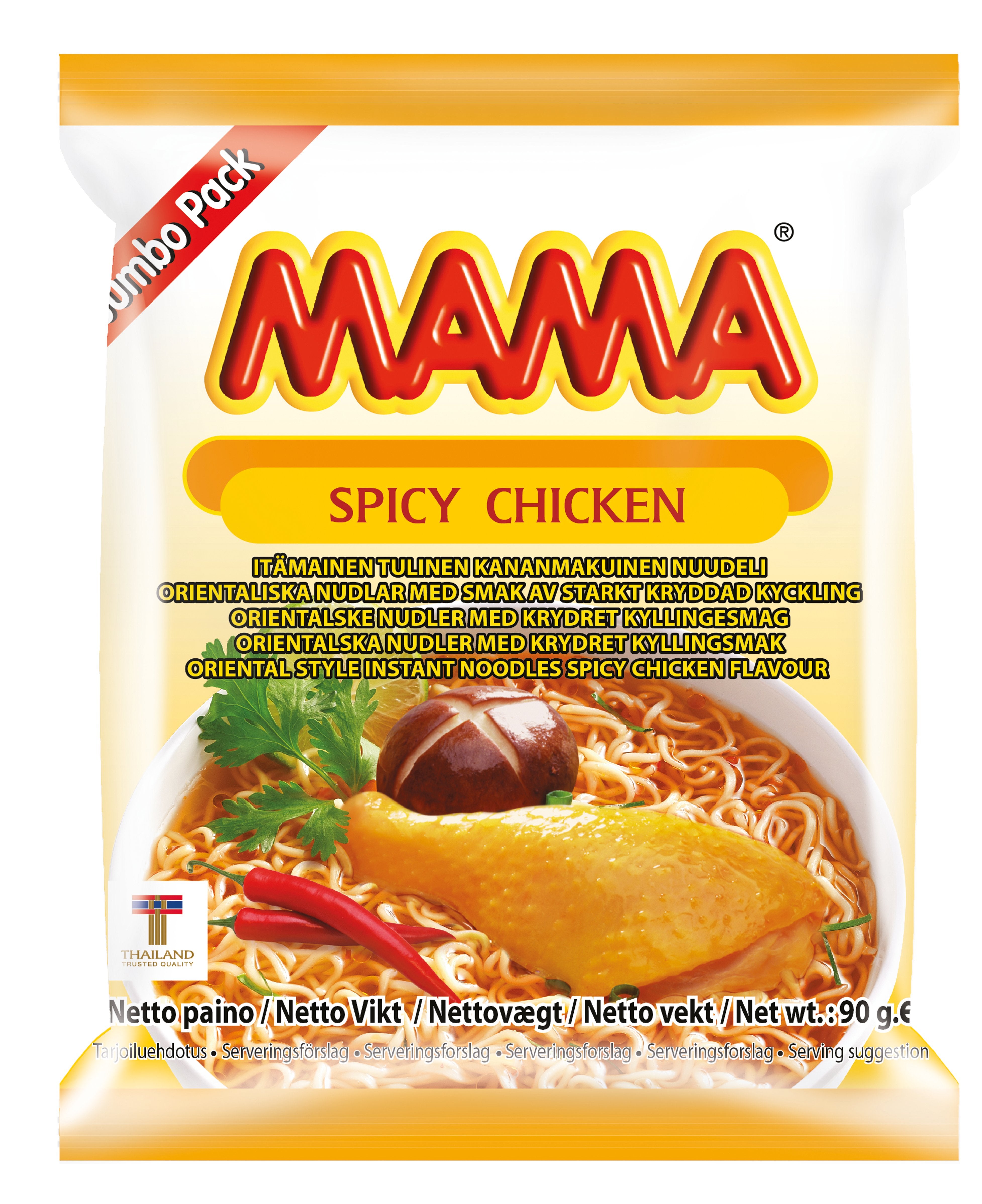 Mama Itämainen tulinen kananmakuinen nuudeli 90g