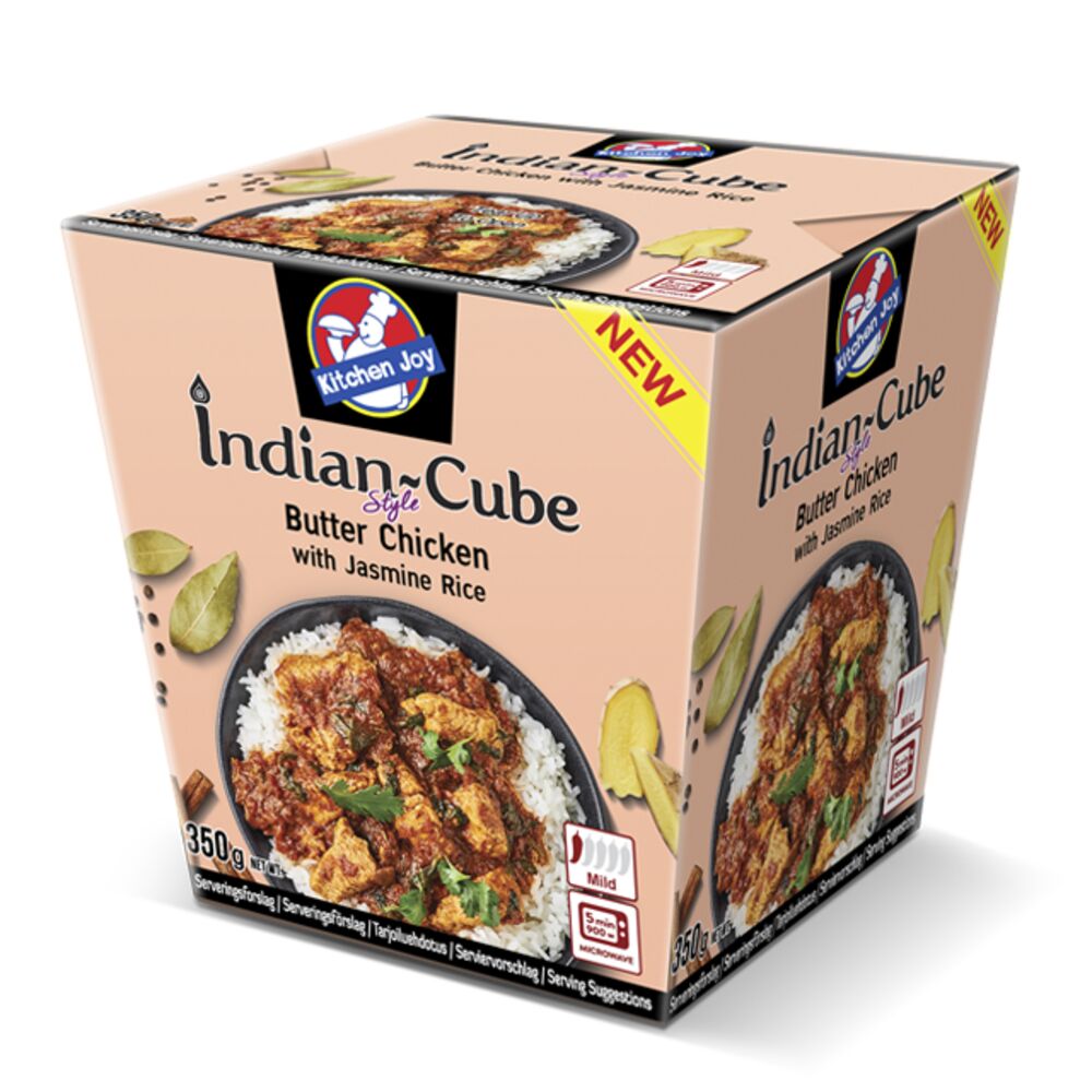 Kitchen Joy Intialaiasta voikanaa ja jasmiiniriisiä, pakasteteria 350g