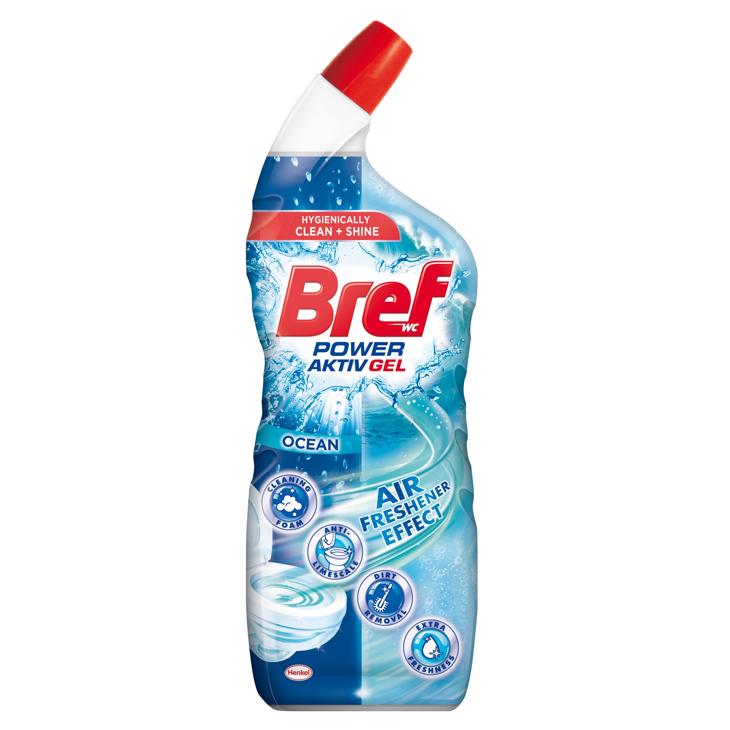 Bref Power Aktiv wc puhdgeeli 700ml Ocea