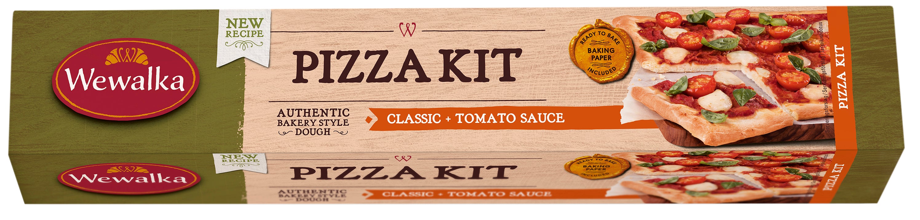 Wewalka Pizza Kit pizzataikina tomaattikastikkeella 600g