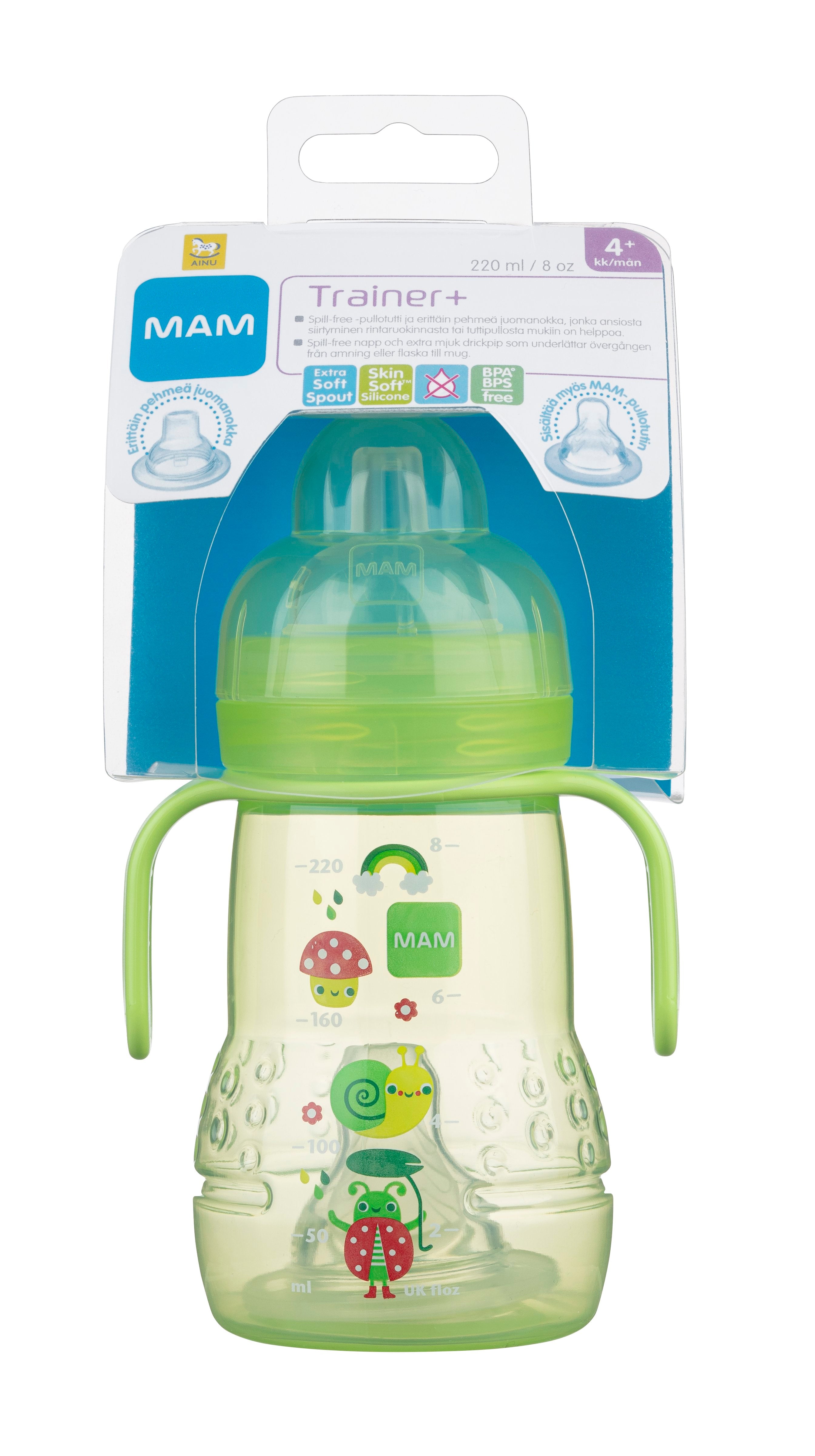 Ainu Mam 220ml Trainer 4+kk ensimuki