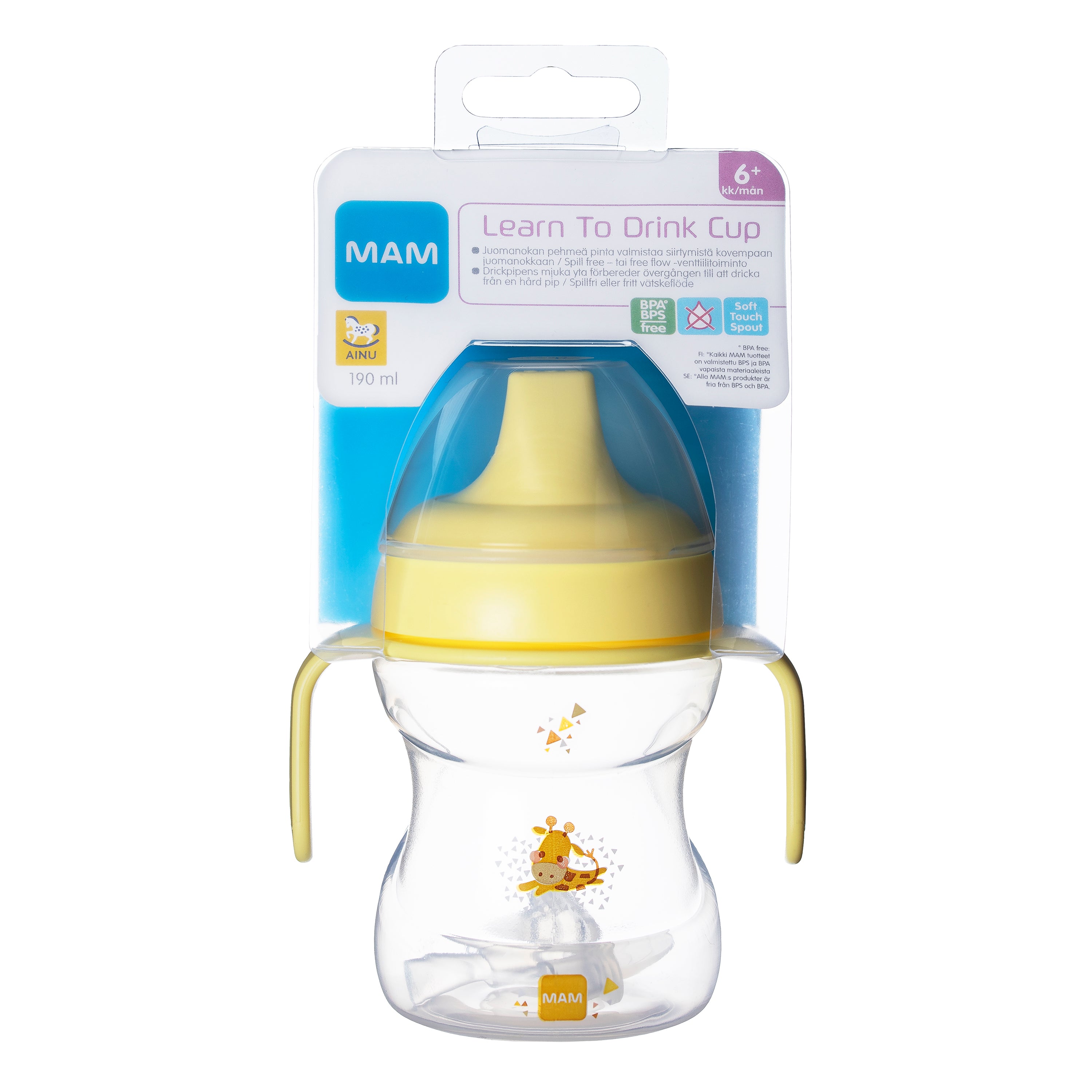 Ainu Mam 190ml Apprendre à boire Tasse 6+kk nokkamuki