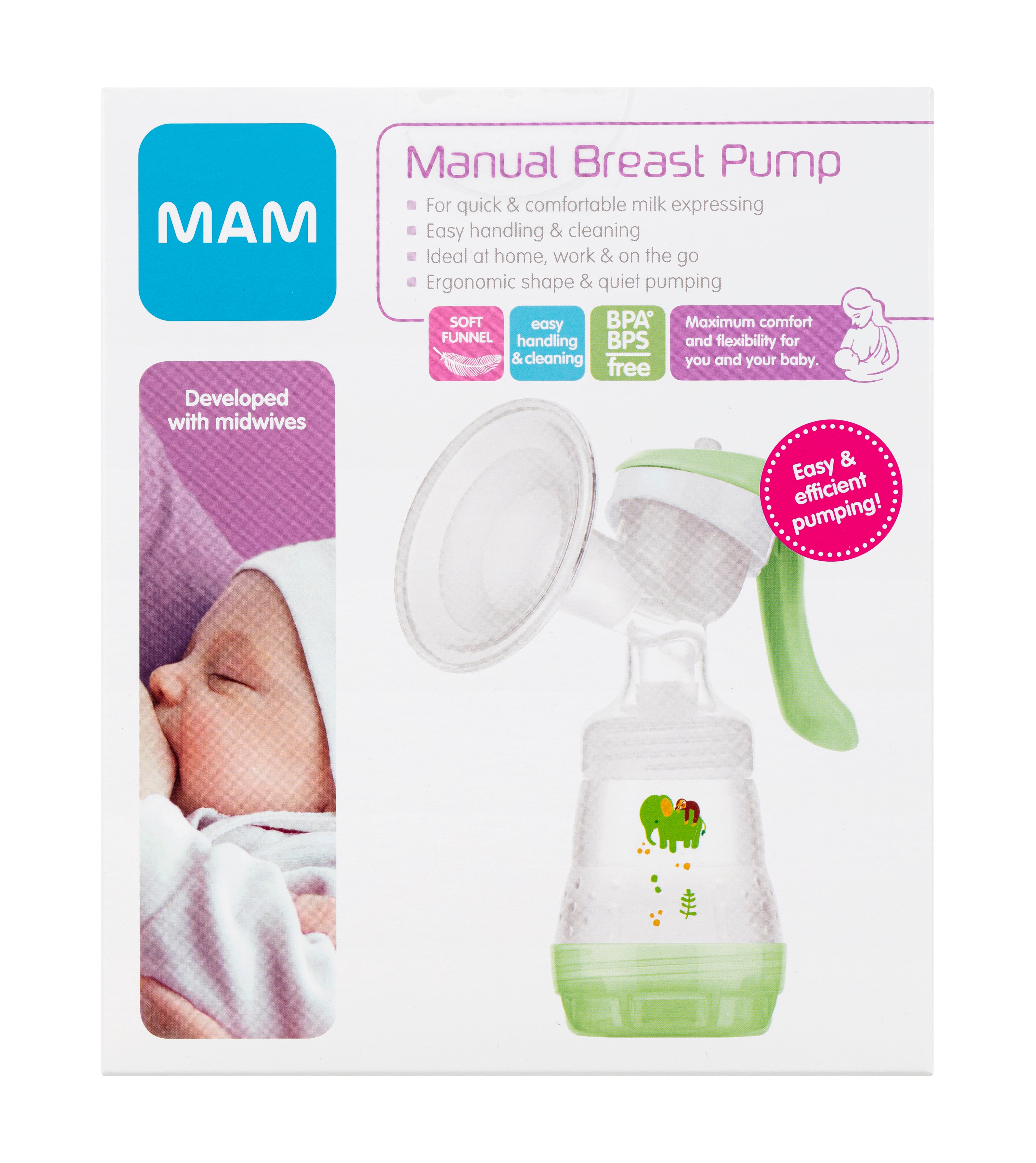Ainu MAM Manual käsikäyttöinen rintapumppu