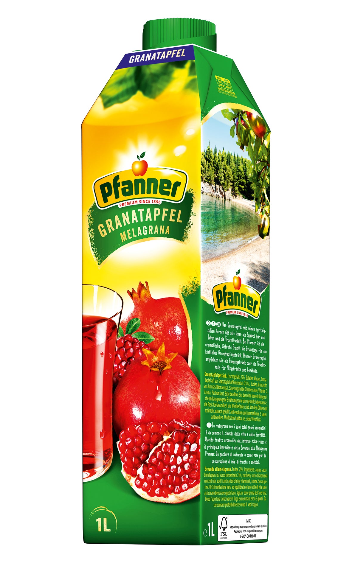 Pfanner Granaattiomena mehujuoma 1 l