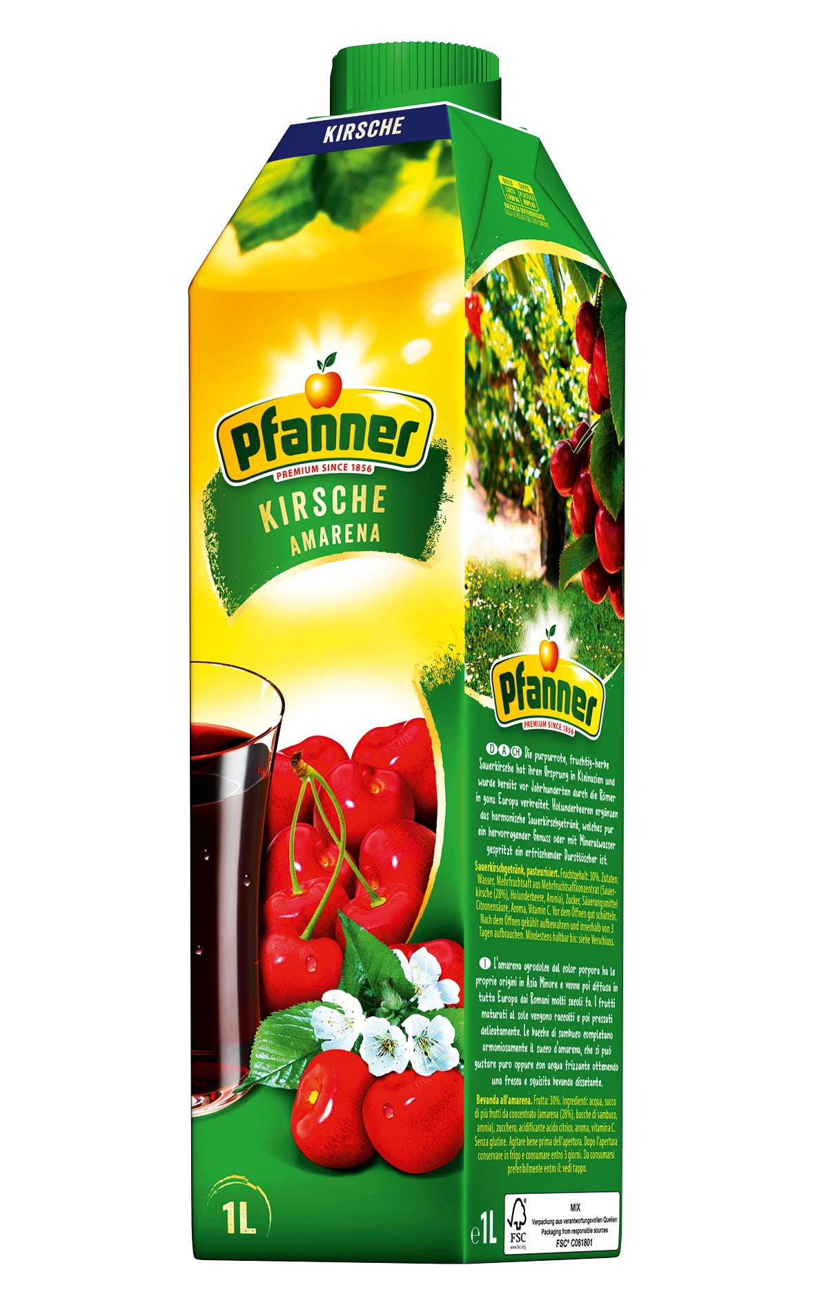 Pfanner Kirsikka mehujuoma 1 l