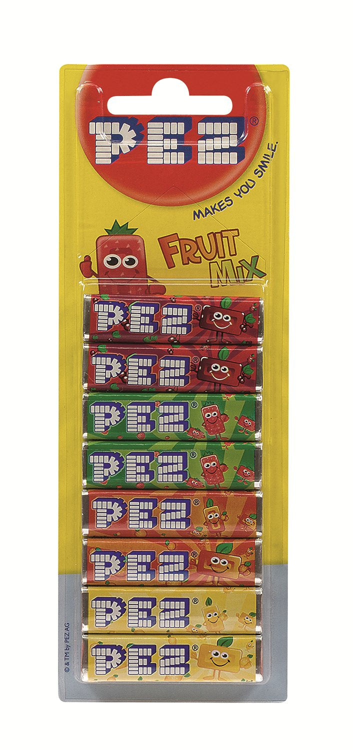 Pez 8x 8,5g Fruit Mix 8-täyttöpakkaus