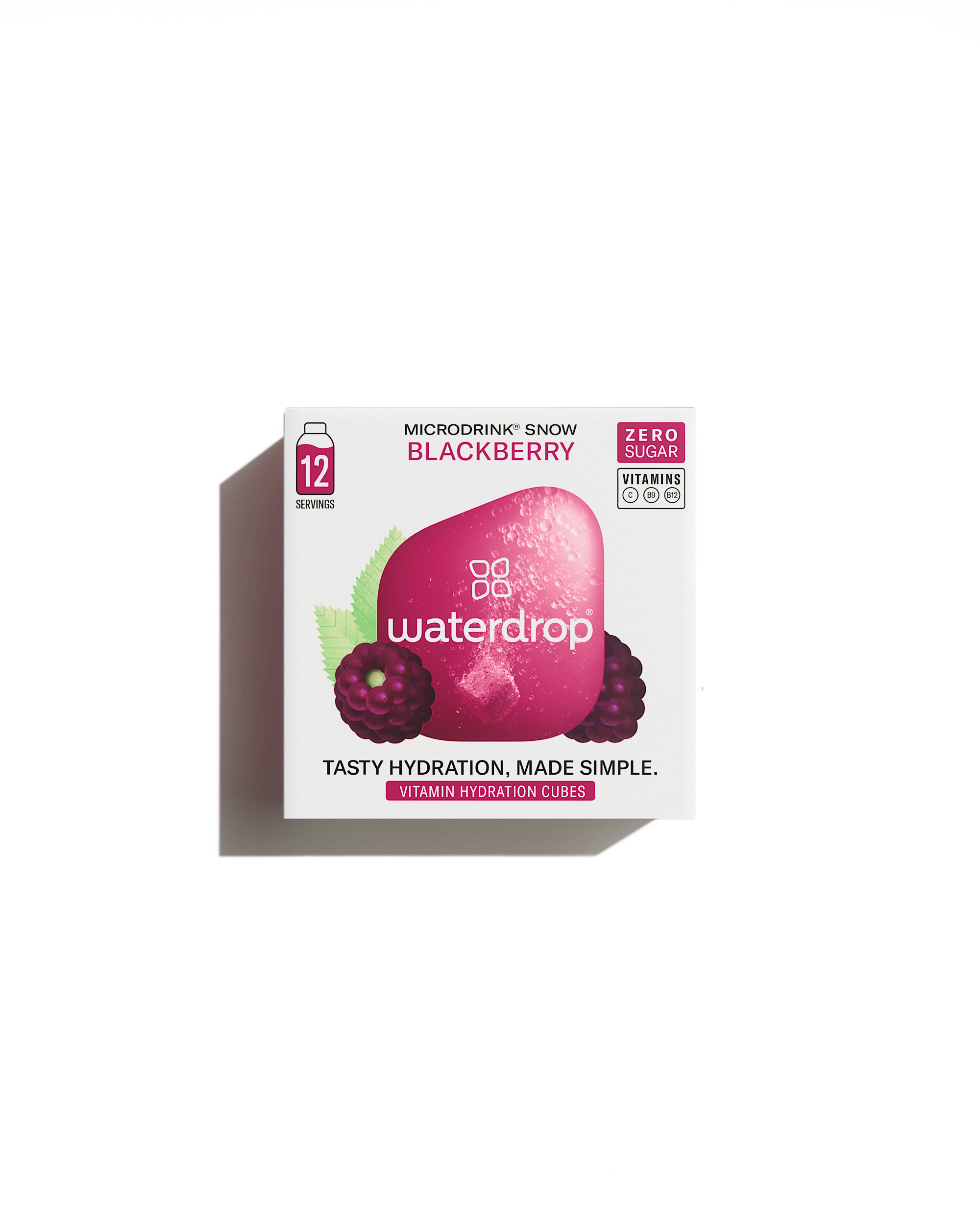 Waterdrop Microdrink Blackberry karhunvatukan makuinen poretabletti 12x2,1g
