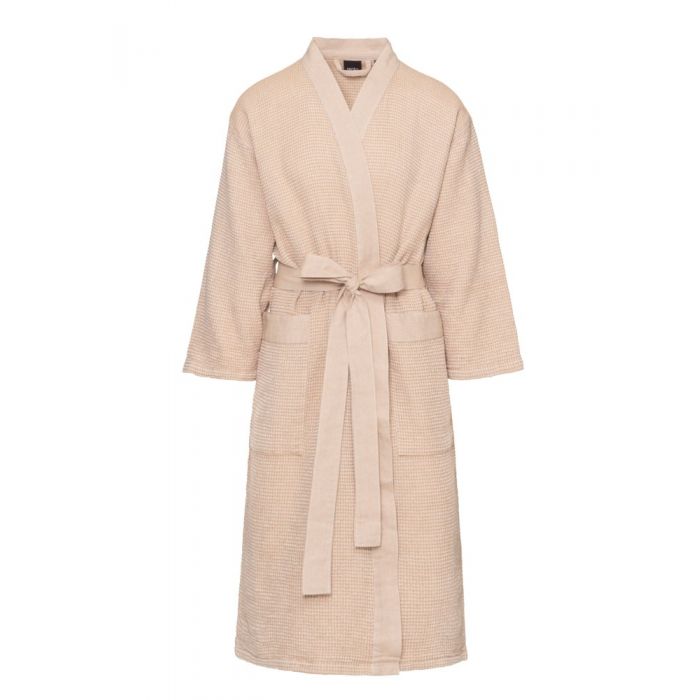 Rento Kylpytakki Kenno L/XL beige/valkoinen