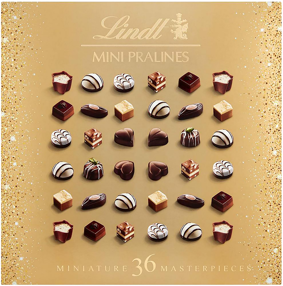 Lindt MINI PRALINES valikoima minikonvehteja 180g
