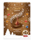 Lindt LINDOR suklaakalenteri valikoima maito-, tumma ja valkosuklaata pehmeällä täytteellä 117g