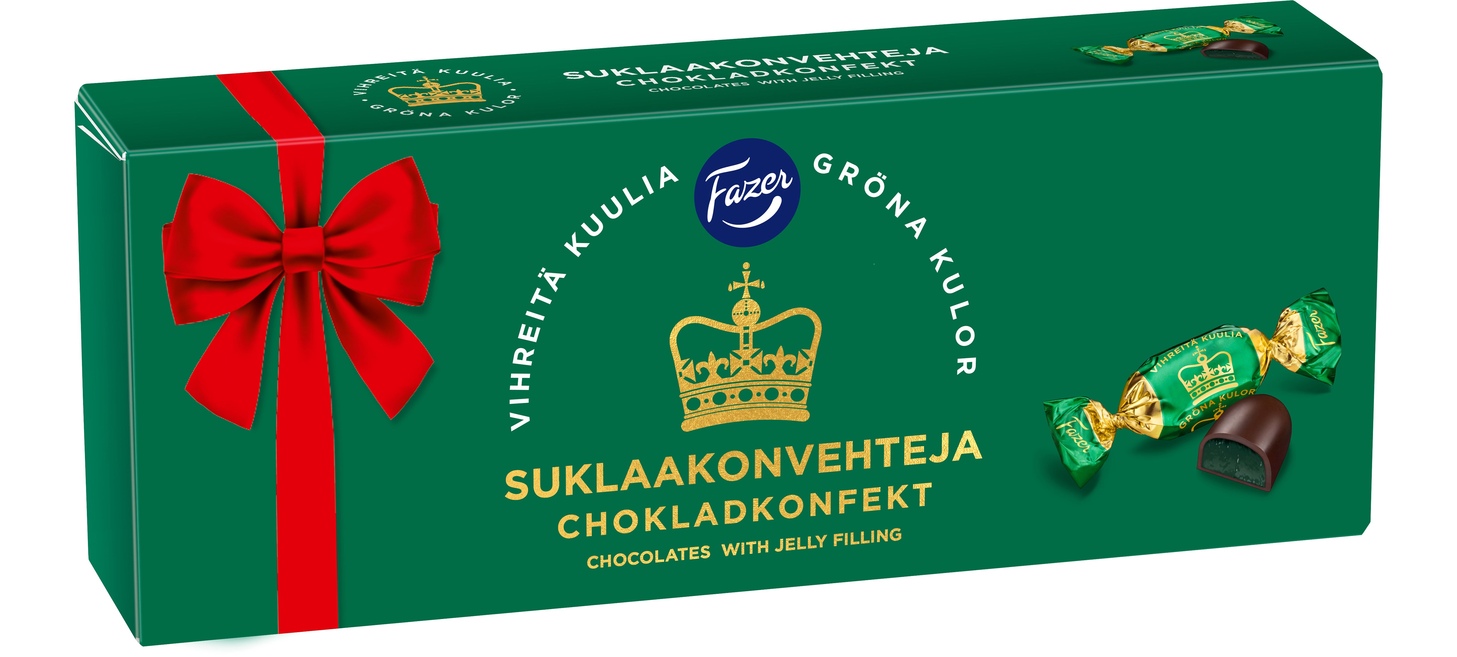 Fazer Vihreitä kuulia tumma suklaakonvehti 295g