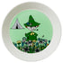 Moomin plate 19cm Snufkin green