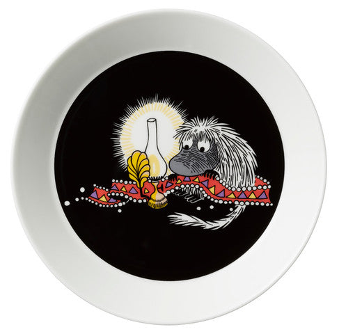 Moomin plate 19cm Ancestor black