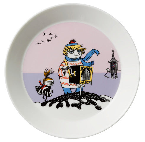 Moomin plate 19cm Tooticky violet