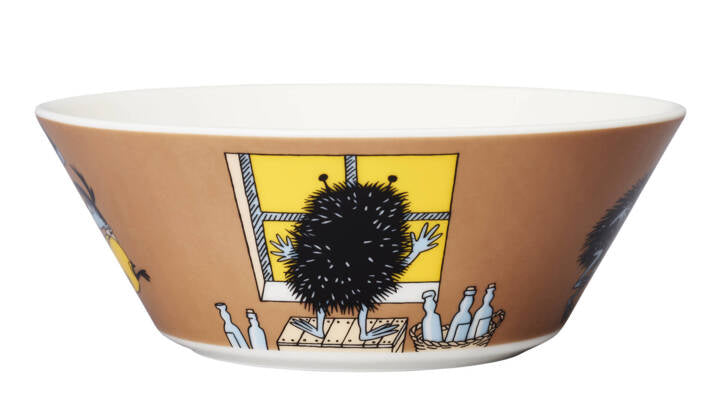 Moomin bowl 15cm Stinky in action