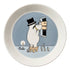 Moomin plate 19cm Moominpappa grey